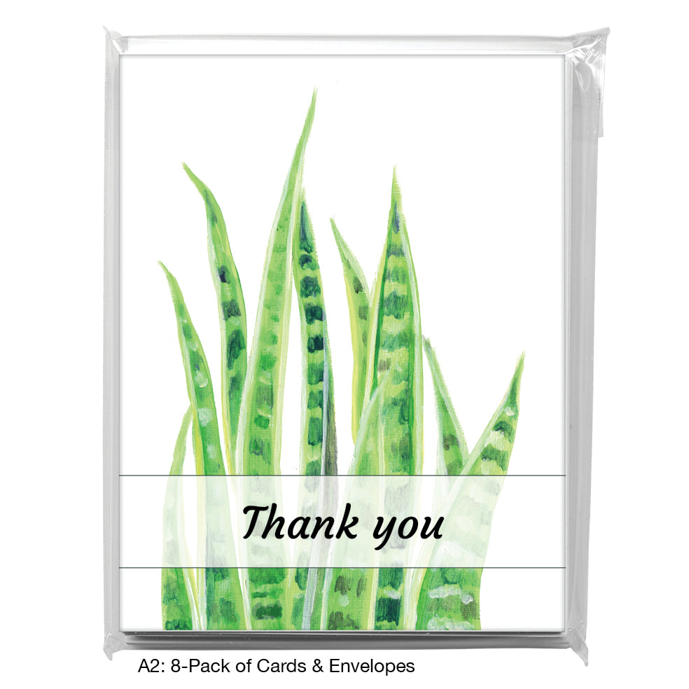 Snake Plant, Greeting Card (8711A)