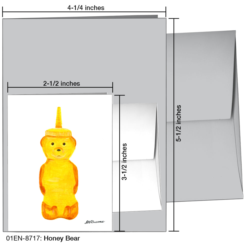 Honey Bear, Greeting Card (8717)