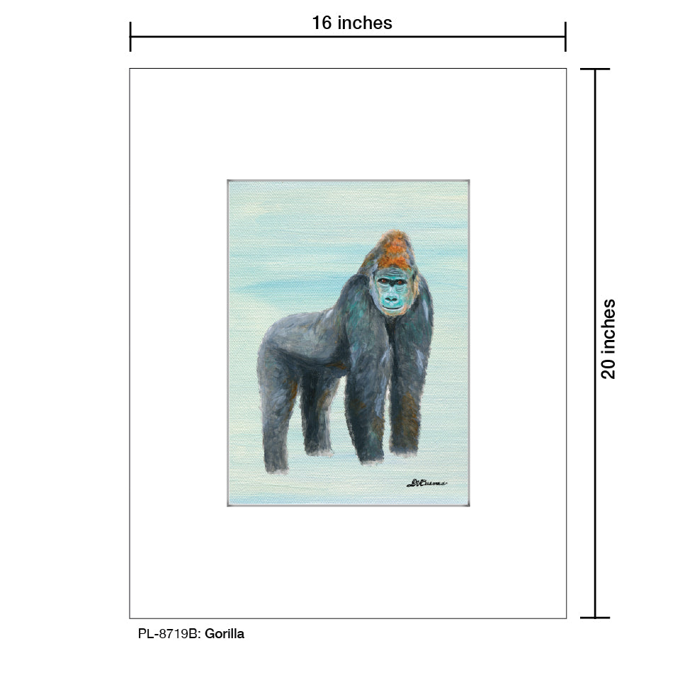 Gorilla, Print (#8719B)