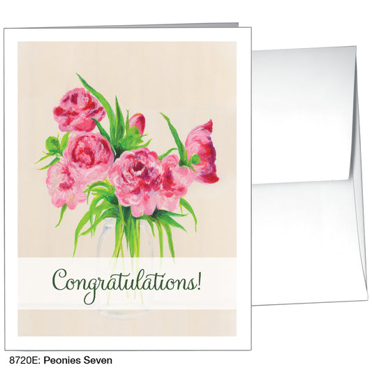 Peonies Seven, Greeting Card (8720E)