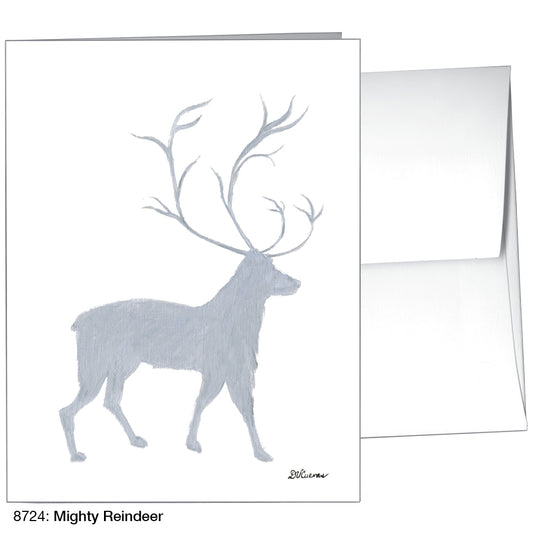 Mighty Reindeer, Greeting Card (8724)