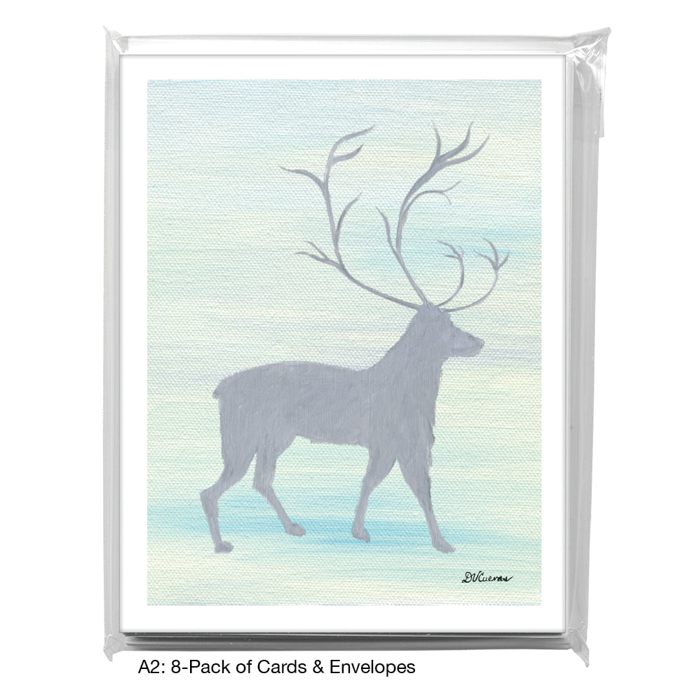 Mighty Reindeer, Greeting Card (8724A)