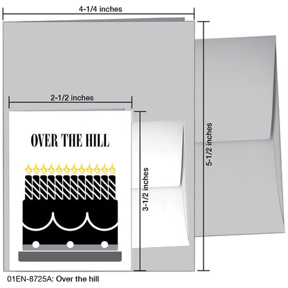 Over the hill, Greeting Card (8725A)