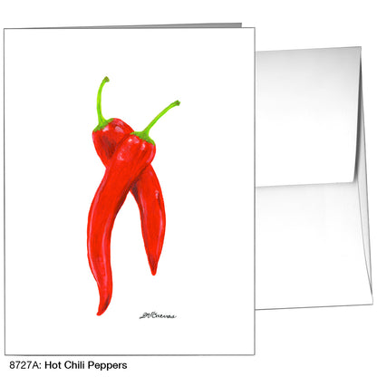 Hot Chili Pepper, Greeting Card (8727A)