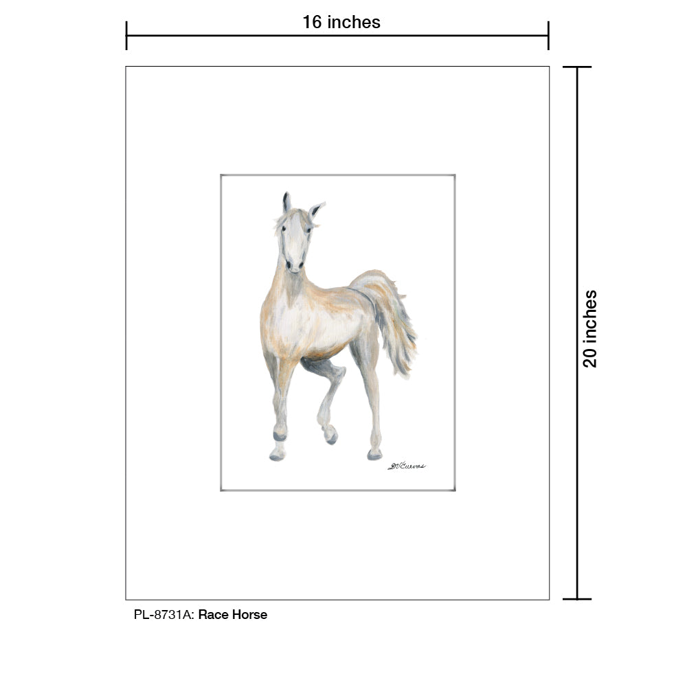 Race Horse, Print (#8731A)