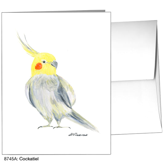 Cockatiel, Greeting Card (8745A)
