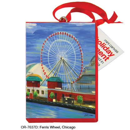 Ferris Wheel, Chicago, Ornament (OR-7637D)
