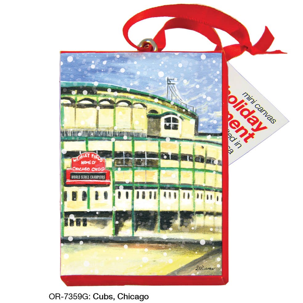 Cubs, Chicago, Ornament (OR-7359G)