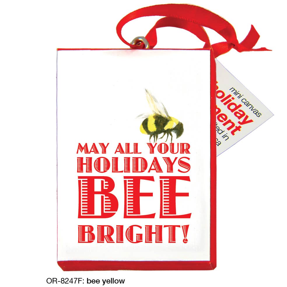 Bee Yellow, Ornament (OR-8247F)