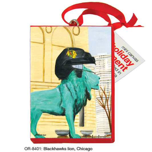 Blackhawks Lion, Chicago, Ornament (OR-8401)