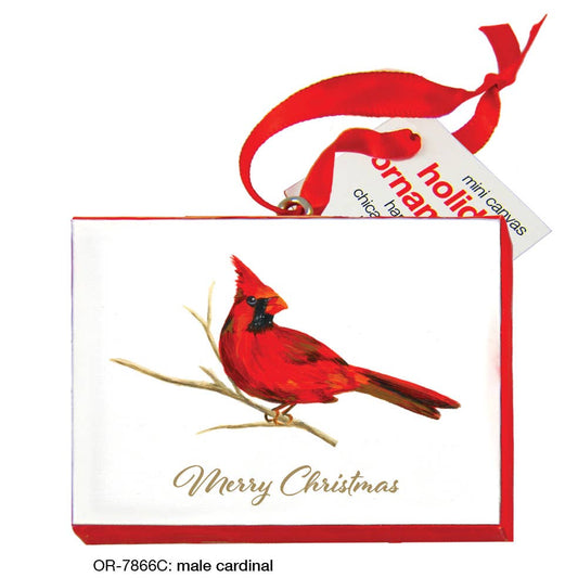 Male Cardinal, Ornament (OR-7866C)